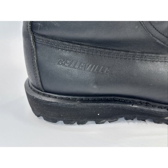 Belleville Combat Boots Mens 11.5 Black Leather Best Defense 01-D-0320 Goretex - Picture 3 of 12